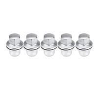 PANTSLINE 5 tuercas de aleación para rueda compatibles con Land Rover Defender L663 Discovery 3 4 5 Range Rover L322 L405 Range Rover Sport L494 L320 LR068126 RRD500590 RRD500510, cromado, acero