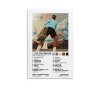 PANTTING Póster de Tyler The Creator con texto en inglés "Call Me If You Get Lost", lienzo estético para pared, decoración del hogar, dormitorio, sala de estar, 30 x 45 cm, estilo sin marco