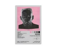 PANTTING Póster de Tyler The Creator, póster de álbum de Igor, lienzo estético, impresión artística para pared, decoración del hogar, dormitorio, sala de estar, 60 x 90 cm, estilo sin marco