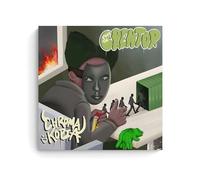 PANTTING Póster de Tyler The Creator, póster de rapero, estético, lienzo para pared, decoración del hogar, dormitorio, sala de estar, 30 x 30 cm, estilo sin marco