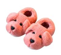 Pantuflas acogedoras de Invierno con temática de Animales para niñas y niños pequeños, Suaves, cálidas y con Forro Polar para Primeros Pasos.