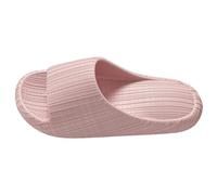 Pantuflas acolchadas ligeras para hombre y mujer, sandalias de EVA con puntera abierta, sandalias para interiores, baño, casa, verano, playa, Red, 37 EU