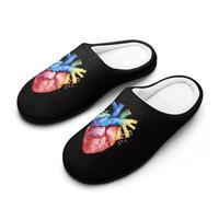 Pantuflas Anatomía Del Corazón Colorida Slippers L