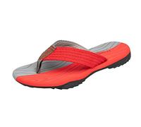 Pantuflas antideslizantes súper suaves para la playa actividades de ocio súper suaves para interior/exterior sandalias unisex con plataforma antideslizante zapatillas ligeras, rojo, 43 EU