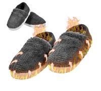 Pantuflas calentadas para mujer, zapatillas de casa USB con relleno calentado - Botines 3Unisex Adultos Mayores, Ideal para Ancianos