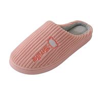 Pantuflas cómodas para mujer para el hogar, para pareja, de espuma viscoelástica, con bonito estampado, antideslizantes, para dormitorio, divertidas, esponjosas, unisex, para otoño, interiores