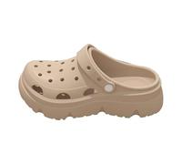Pantuflas cómodas para Mujer para Uso Diario, diseño de Punta Abierta con Suela Gruesa, Verano, Estilo Casual para Jeans, Altura del tacón de 5 cm, Antideslizantes y Transpirables