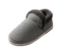 Pantuflas completas para mujer con suela al aire libre, pantuflas completas para mujer con talón, zapatos antideslizantes para interiores y exteriores, zapatos de casa con forro polar de felpa