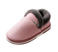 Pantuflas completas para mujer con suela al aire libre, pantuflas completas para mujer con talón, zapatos antideslizantes para interiores y exteriores, zapatos de casa con forro polar de felpa
