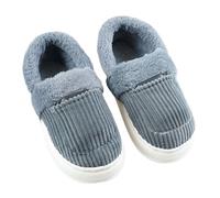 Pantuflas con calefacción recargable, comodidad de felpa suave: 1 par, pantuflas calentadoras de pies, zapatos de casa con calefacción eléctrica, recargables, para el hogar, invierno, sala de estar