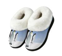 Pantuflas con estampado de pingüino animal para interiores y exteriores, multicolor, 41/42 EU