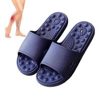 Pantuflas de acupresión para hombres - Zapatillas de masaje con forma de intensificación ionictitan de infrarrojos lejanos, reflexología y acupresión, sandalias para hombre y mujer