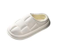 Pantuflas de algodón con tacón medio Bao para mujer, para otoño e invierno, uso en interiores y exteriores, de felpa, cálidas, desmontables, para mujer, calcetines peludos de cabras, b, 39.5 EU