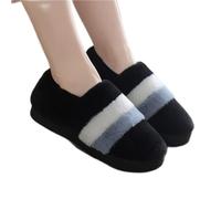 Pantuflas de algodón de invierno para mujer, pantuflas cálidas para el hogar, más zapatos de algodón de suela gruesa de terciopelo (color: A tamaño: 40) (C 40 M EU)