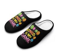 Pantuflas De Algodón El Bingo Es Mi Juego. Slippers L