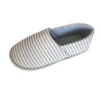 Pantuflas de algodón para mujer, zapatos ligeros de casa para mujer, pantuflas de espuma viscoelástica transpirables para interiores, con gancho y bucle cerrado de espuma viscoelástica, zapatos de