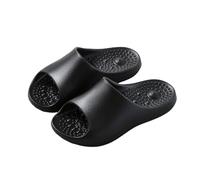 Pantuflas de baño para mujer, pantuflas con soporte de arco para el hogar, antideslizantes, para interiores y exteriores, silenciosas, masaje de pies, baño, par, zapatillas de EVA para hombres y