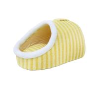 Pantuflas de cama para gatos - Sofá cama suave y calmante para mascotas | Lindo gato cubierto, casa para mascotas, cueva de peluche, forma de pantufla, lavable y cálido, cama para perros pequeños y