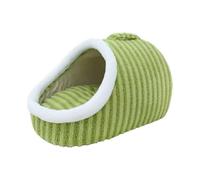Pantuflas de cama tipo cueva para gatos, cama para gatos, cubierta, casa para mascotas, cueva de peluche, con forma, lavable, cálida casa de gatito, camas para perros pequeños y medianos