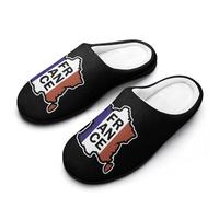 Pantuflas de casa con la bandera de Francia para hombre, para interiores y exteriores, con suela de goma, Estilo:, 43 1/3 EU