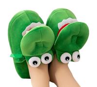 Pantuflas de casa de, pantuflas de para mujer, divertidas zapatillas de peluche con animales, zapatillas de peluche antideslizantes, cómodos zapatos de dormitorio para vacaciones