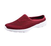 Pantuflas de casa para hombre y mujer, cómodas, informales, para interiores y exteriores, antideslizantes, sin espalda, mocasines transpirables, cómodas sandalias de jardín, sandalias de playa para