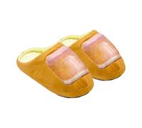 Pantuflas de dedo gordo: pantuflas feas y divertidas para mujeres y hombres, pantuflas cálidas de invierno para interiores y exteriores, novedosas pantuflas de felpa antideslizantes para el hogar,