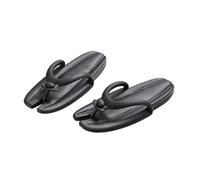 Pantuflas de dedo gordo unisex, antideslizantes, de secado rápido, para ducha, fascitis plantar, sandalias ortopédicas para interiores y exteriores, baño, jardín, piscina, Black, 43 EU
