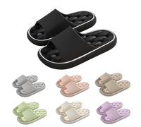 Pantuflas de ducha para mujer, para baño o uso en interiores, antideslizantes, de secado rápido, no para baño, hogar, parejas, sandalias ligeras, deslizadores de nube, piscina, playa, casa