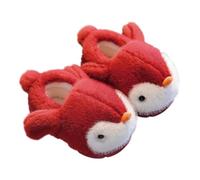 Pantuflas de felpa para niños y niñas, diseño de pingüino | Calentadores 3D Penguin Kids Plush House Shoes Fuzzy Hauswear Slippers antideslizantes