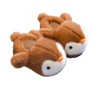 Pantuflas de felpa para niños y niñas, diseño de pingüino | Calentadores 3D Penguin Kids Plush House Shoes Fuzzy Hauswear Slippers antideslizantes