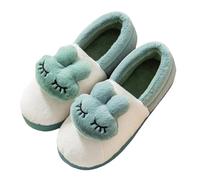 Pantuflas de fieltro para mujer, pantuflas de invierno de felpa, unisex, lindas zapatillas de conejo, cálidas, mullidas, pantuflas para casa, pantuflas para el hogar, para el tiempo libre, zapatos