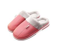 Pantuflas de fieltro para mujer, zapatillas de estar por casa para mujer, de felpa, gris, invierno, algodón, para el tiempo libre, muy suaves, para dormitorio, pareja de amor, suela suave, pantuflas