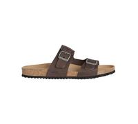 Geox U Sandal Ghita B, Sandalias para Hombre, Marrón (Dk Coffee), 43 EU