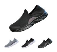 Pantuflas de malla zuecos antideslizantes para hombre, unisex, ligeros, transpirables, informales, para casa, antideslizantes, para jardín, ortopédicos, suelas planas, zapatillas de playa, Zschwarz2