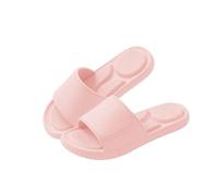 Pantuflas de masaje con correa ajustable para hombres y mujeres, plantilla texturizada, puntera abierta, sandalias ligeras e informales para casa y jardín, Pink, 39.5 EU