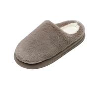 Pantuflas de mujer cerradas antideslizantes con plataforma cálidas de | Adentro y fuera, zapatos de invierno que absorben los golpes, zapatillas de cama de felpa, cómodas zapatillas de estar
