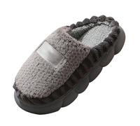 Pantuflas de nube mullidas para casa de memoria, unisex, cálidas, acogedoras, con puntera cerrada, para otoño e invierno, zapatos para el hogar, suaves, cómodas, silenciosas, antideslizantes, zapatos