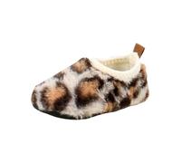 Pantuflas de piel suave para bebé, pantuflas de piel para bebés de 0 a 24 meses, zapatos de bebé no suaves, zapatos de piel de ante para niñas de 6 a 9 meses, ropa de invierno, beige, 30 EU