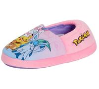 Pantuflas de Pokemon para niñas, Pikachu Eevee, zapatos de casa de forro polar, multicolor, 13 UK Child
