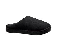 Pantuflas de punto trenzado, unisex, para adultos, transpirables, cálidas, con agarre antideslizante, deslizadores para dormitorio, color sólido, acogedores, zuecos para interiores con anchuras anchas