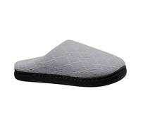 Pantuflas de punto trenzado, unisex, para adultos, transpirables, cálidas, con agarre antideslizante, deslizadores para dormitorio, color sólido, acogedores, zuecos para interiores con anchuras anchas