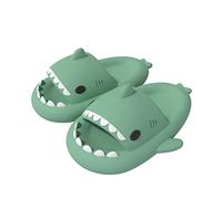 Pantuflas de Tiburón Verano para Mujer Hombre Niño Zapatos de Zapatillas de Ducha Sandalias de Playa y Piscina Shark Slides Slippers Sandalias De Punta Abierta De Secado Rápido