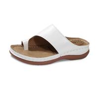Pantuflas de Verano para Mujer con Tira en la Puntera, Playa y Salidas Informales, Plantilla de Masaje para Usar Todo el día 2026.