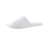 Pantuflas desechables para hombre y mujer, de terciopelo coral, suela antideslizante, para hotel, hogar, hotel, hogar, estancia, e, 40 EU