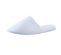 Pantuflas desechables para hombre y mujer, de terciopelo coral, suela antideslizante, para hotel, hogar, hotel, hogar, estancia, g, 40 EU