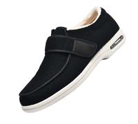 Pantuflas DiabéTicas para Hombres,Comfort per Diabetici con Chiusura Regolabile a Strappo,Sandali Pantofole Uomo Ortopedica Scarpe Diabeticheblack-43