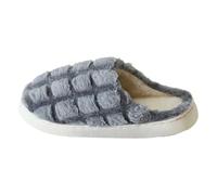 Pantuflas diabéticas para mujer, con espuma viscoelástica, para artritis, puntera abierta, pies hinchados, pantuflas para dormitorio, casa, interiores y exteriores, con suela de goma