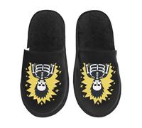 Pantuflas Esta Persona Quedó Seriamente Sorprendida Mullidas Felpa Pantuflas Antideslizantes Slippers Para Invierno Viaje Otoño M