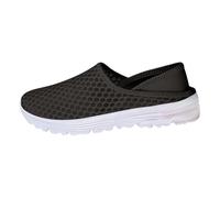 Pantuflas femeninas cómodas para trabajo informal y citas con diseño práctico de punta cerrada para todas las estaciones (Black, 41)